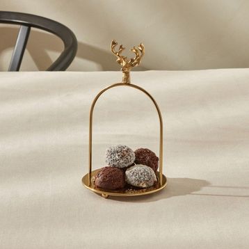 Karaca Maison 12x12x20 cm Gold İkramlık