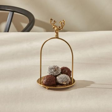 Karaca Maison 12x12x20 cm Gold İkramlık