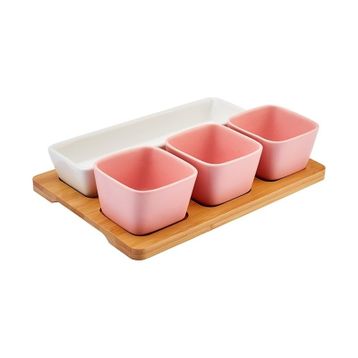 Karaca Malia 4'lü Pembe Çerezlik