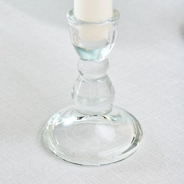 Karaca Marine Cam Şeffaf 6.5x6.5x9 cm Şamdan