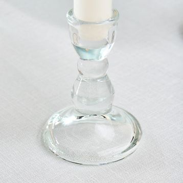 Karaca Marine Cam Şeffaf 6.5x6.5x9 cm Şamdan