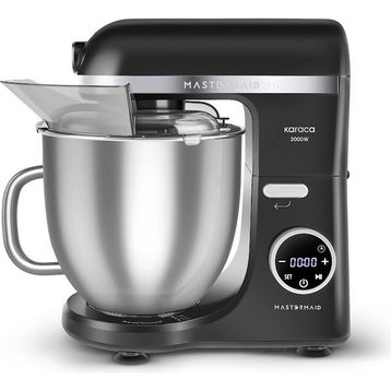 Karaca Mastermaid Chef Ultra D2000 W Dijital Ekranlı 7 lt Matte Black Siyah Hamur Yoğurma Makinesi