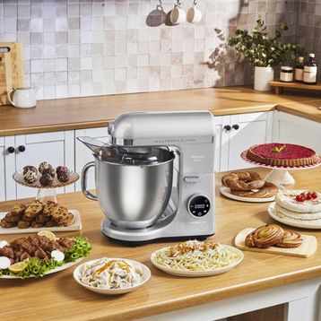 Karaca Mastermaid Chef Ultra D2000 W Dijital Ekranlı Silver Hamur Yoğurma Makinesi