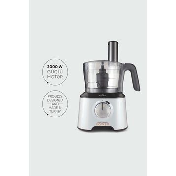 Karaca Mastermaid Power Multifunctional 10 in 1 2000 W Pearl White Mutfak Robotu