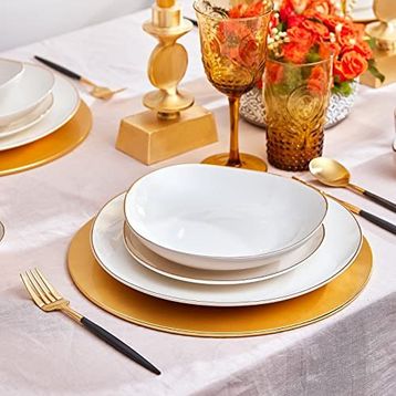 Karaca Middle Gold 56 Parça Yemek Takımı