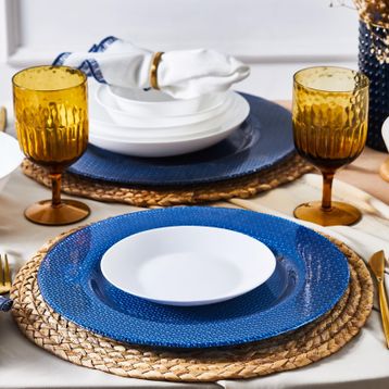 Karaca Milano Opal 18 cm Cam Pasta Tabağı