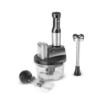 Karaca MM Prosteel 2000 Watt Cam Siyah Inox Mutfak Robotu