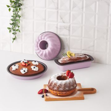 Karaca Multichef Valente 3 Parça Pink Kek Kalıbı Seti