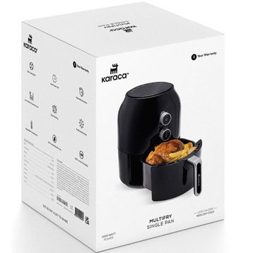 Karaca Multifry Single Pan 3.5 lt Black Fritöz