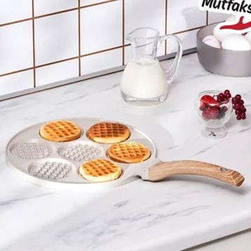 Karaca Mutfaksever Biogranit 26 CM Waffle Pankek Döküm Tava