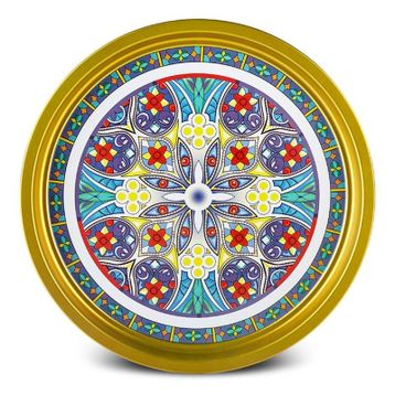 Karaca Napoli 35 cm Metal Yuvarlak Tepsi