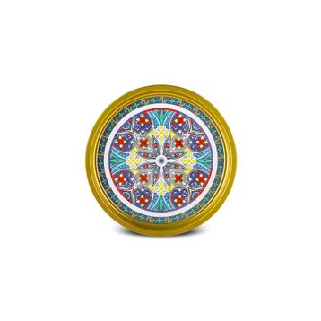 Karaca Napoli 35 cm Metal Yuvarlak Tepsi