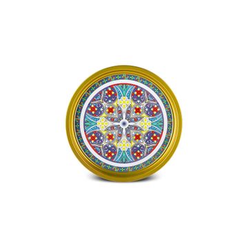 Karaca Napoli 35 cm Metal Yuvarlak Tepsi
