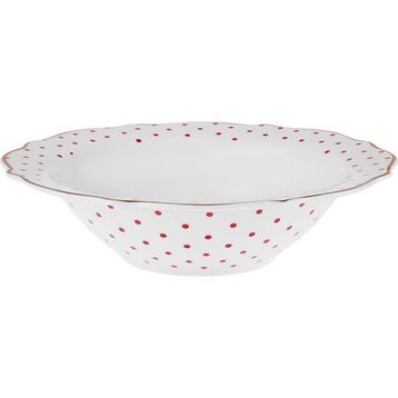 Karaca New Romantic Puantiyeli 17 cm Kırmızı Kase