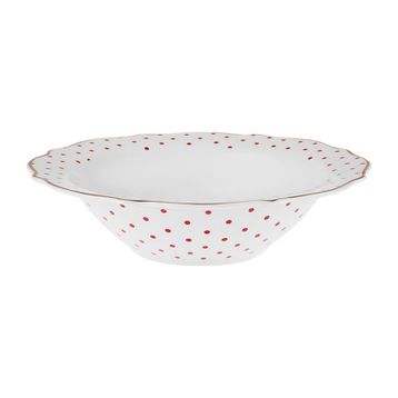 Karaca New Romantic Puantiyeli 17 cm Kırmızı Kase
