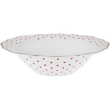 Karaca New Romantic Puantiyeli 17 cm Kırmızı Kase