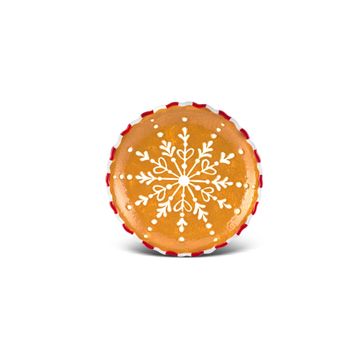 Karaca New Year Yılbaşı Gingerbread 20 cm Pasta Tabağı