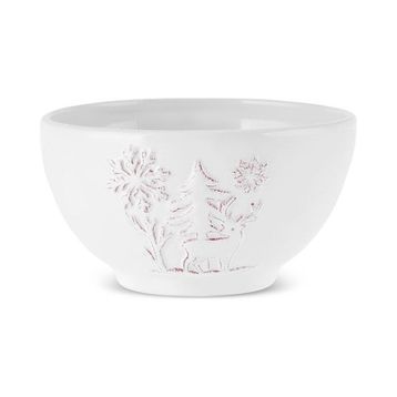 Karaca New Year Yılbaşı Snowy 14 cm Beyaz Kase