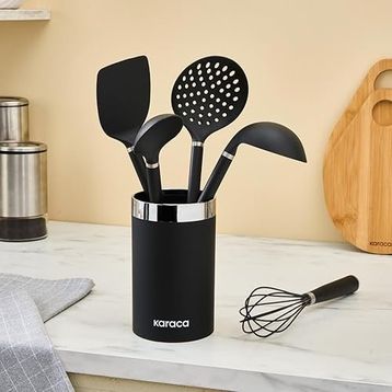 Karaca Noir Magic 6 Parça Standlı Servis Seti