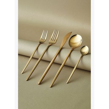 Karaca Orion Gold 6 Kişilik 30 Parça Çatal Kaşık Bıçak Takımı