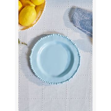 Karaca Perla 23 cm Mavi Melamin Pasta Tabağı