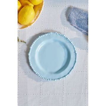 Karaca Perla 23 cm Mavi Melamin Pasta Tabağı