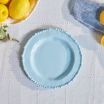 Karaca Perla 23 cm Mavi Melamin Pasta Tabağı