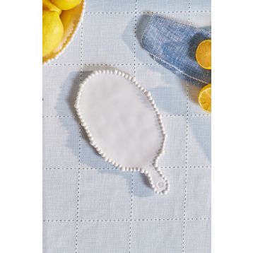 Karaca Perla 28 cm Beyaz Melamin Peynir Tabağı
