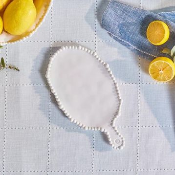 Karaca Perla 28 cm Beyaz Melamin Peynir Tabağı