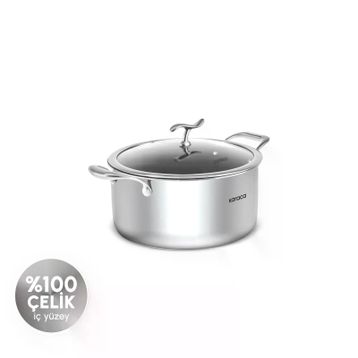 Karaca Plasma Steel 316+3PLY 20 cm Tencere
