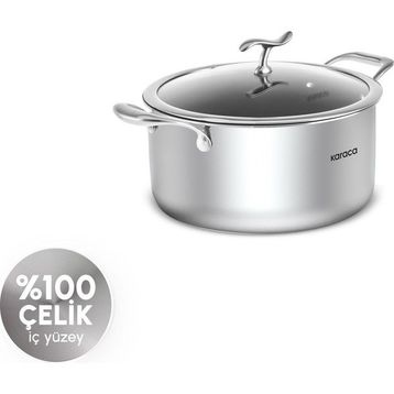 Karaca Plasma Steel 316+3PLY 20 cm Tencere