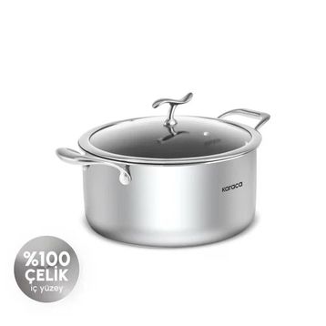 Karaca Plasma Steel 316+3PLY 20 cm Tencere