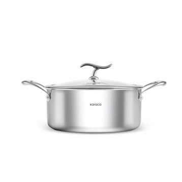 Karaca Plasma Steel 316+3PLY 22 cm Tencere