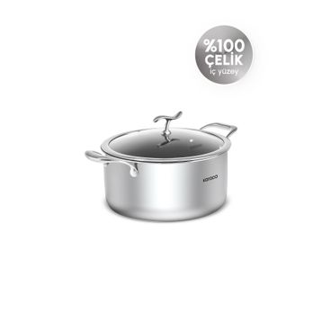 Karaca Plasma Steel 316+3PLY 22 cm Tencere