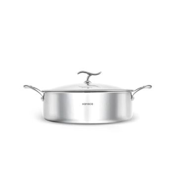 Karaca Plasma Steel 316+3PLY 28 cm Karnıyarık Tencere