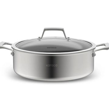 Karaca Plasma Steel 316+3PLY 30 cm Karnıyarık Tencere