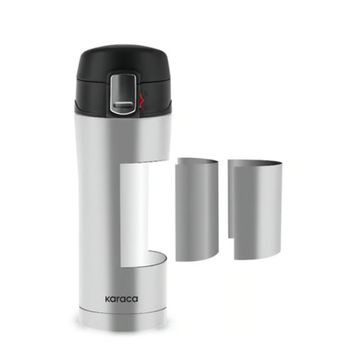 Karaca Pluton Çelik Sızdırmaz 350 ml Inox Gri Termos