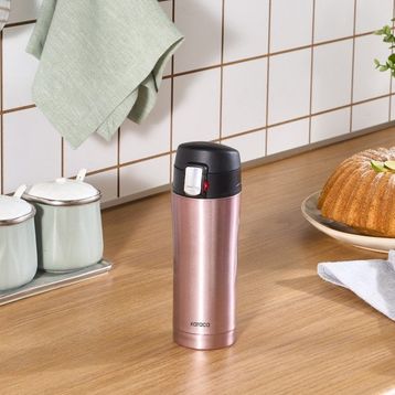 Karaca Pluton Çelik Sızdırmaz 450 ml Rose Gold Termos