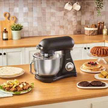 Karaca Powercast Chef Döküm 1800 W 6.2 lt Matte Black Hamur Yoğurma Makinesi
