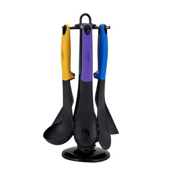 Karaca Rainbow 7 Parça Standlı Servis Seti