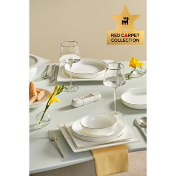 Karaca Red Carpet Collection Fine Pearl Extra Nish 58 Parça 12 Kişilik Platin Yemek Takımı