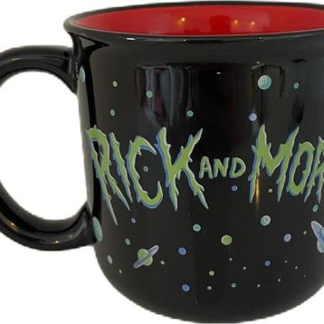 Karaca Rick And Morty Siyah 400 ml Kupa