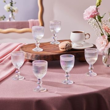 Karaca Rocco Lüsterli 6 lı Kahve Yanı Bardağı