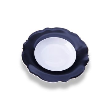 Karaca Romantic Siyah Çukur Tabak