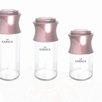 Karaca Rosegold 3 Parça Kavanoz Seti