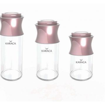 Karaca Rosegold 3 Parça Kavanoz Seti