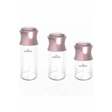 Karaca Rosegold 3 Parça Kavanoz Seti