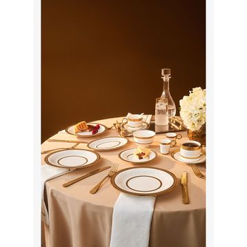Karaca Royal Bone Charlotte Gold 32 Parça 6 Kişilik Kahvaltı Takımı
