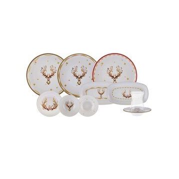 Karaca Rudolph 26 Parça 6 Kişilik Kahvaltı Seti