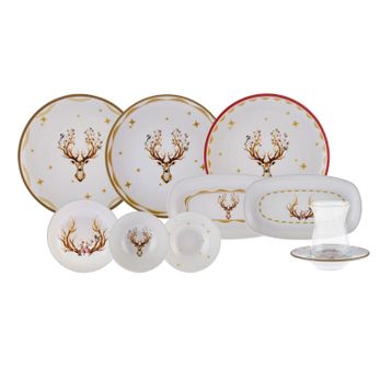 Karaca Rudolph 26 Parça 6 Kişilik Kahvaltı Seti